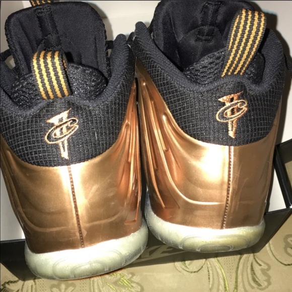 Nike Little Posite One GS 'Copper' Youth - Picture 7 of 7